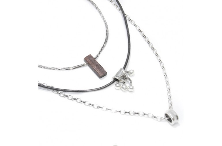 COLLIER SIMPLE ARGENT