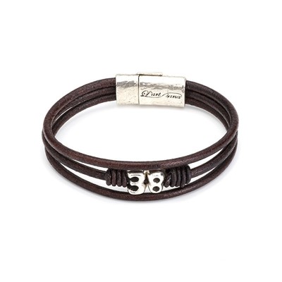 BRACELET EN CUIR UNISEX 38
