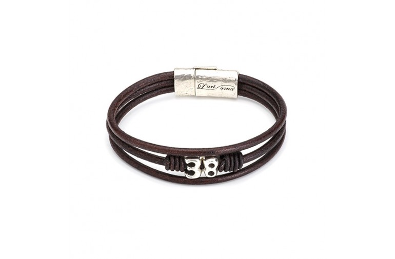 BRACELET EN CUIR UNISEX 38