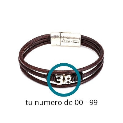 Pulsera Unisex de Piel 38 2