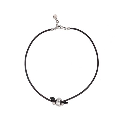 Collar - Enro-ke - Hombre - Mujer - Cuero - Plata